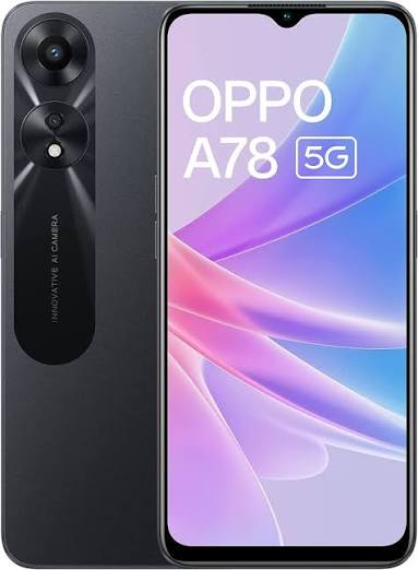 Oppo A 78 5 G android smart phone 