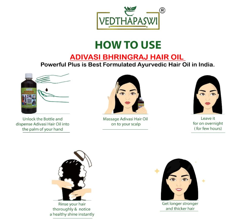 Adivasi Herbal Hair Oil – Pack of 2 | زيت أديفاسي هيربل لتقوية الشعر ومنع التساقط
