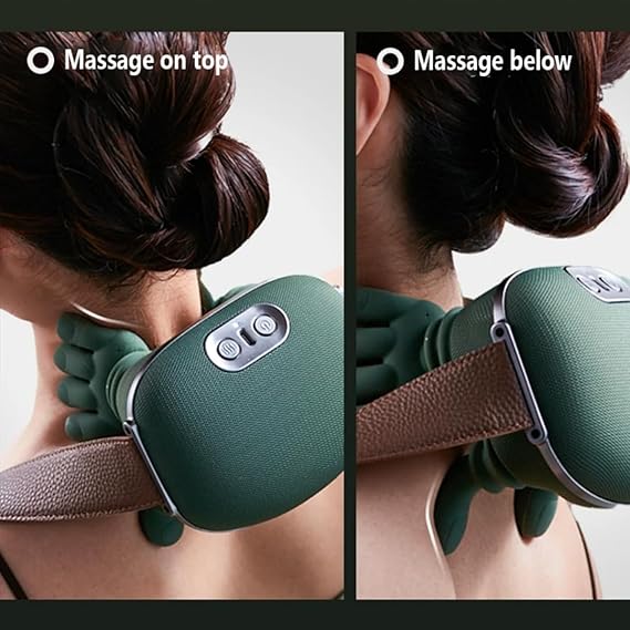 Portable, Bionic Heated Neck and Back Massager-جهاز تدليك محمول للرقبة والظهر بتقنية حيوية مزود بخاصية التسخين.