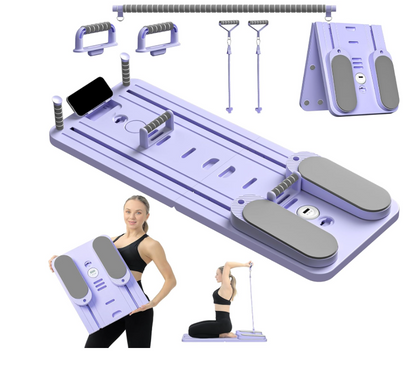 Multifunctional Push-Up Board with Resistance Bands | لوح تمارين متعدد الوظائف مع حبال مقاومة | Full Body Home Gym Workout Board