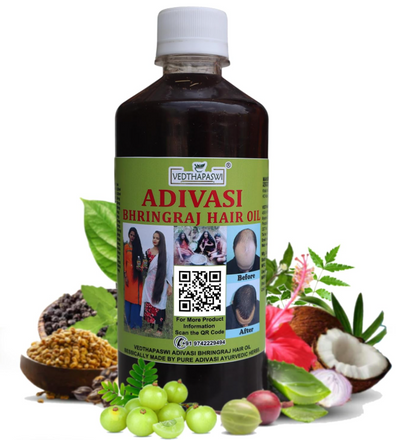 Adivasi Herbal Hair Oil – Pack of 2 | زيت أديفاسي هيربل لتقوية الشعر ومنع التساقط
