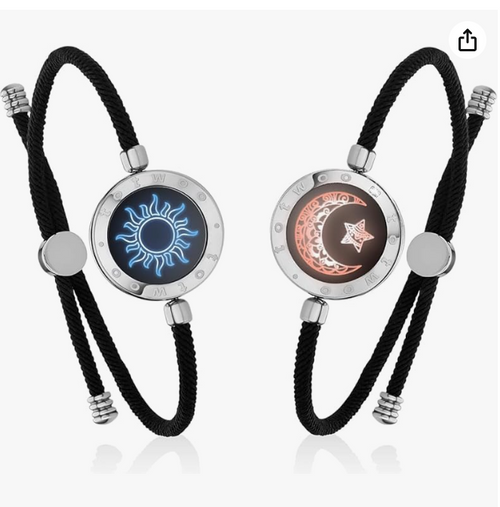 TOTWOO Smart Love Bracelets 💖 | سوار ذكي للمسافات البعيدة مع إضاءة واهتزاز Bluetooth