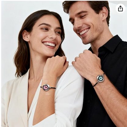 TOTWOO Smart Love Bracelets 💖 | سوار ذكي للمسافات البعيدة مع إضاءة واهتزاز Bluetooth