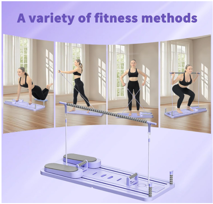 Multifunctional Push-Up Board with Resistance Bands | لوح تمارين متعدد الوظائف مع حبال مقاومة | Full Body Home Gym Workout Board