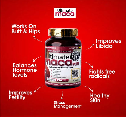 Ultimate Maca Plus Capsules Pack of 2 | Buy 1 Get 1 Free