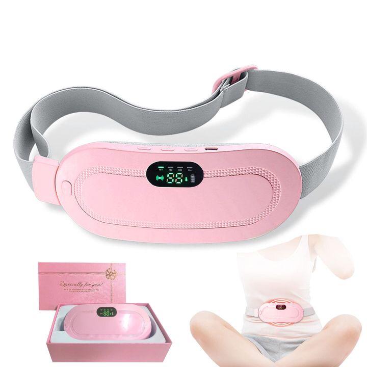 Electric Period Cramp Massager Vibrating Heating Belt