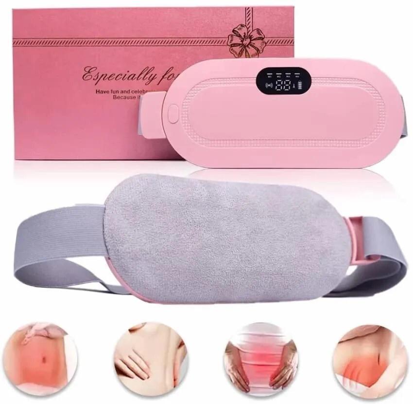 Electric Period Cramp Massager Vibrating Heating Belt
