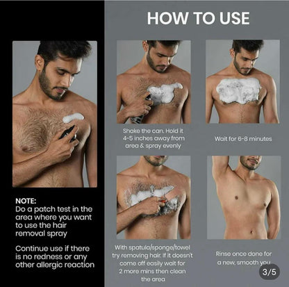 Fast Hair Removal Spray    رذاذ سريع لإزالة الشعر