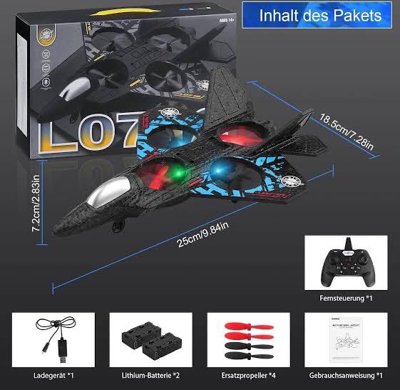 Remote Control Plane   طائرة تحكم عن بعد ببطارية مزدوجة