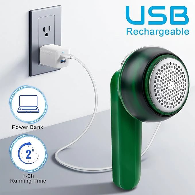 LintAway Pro™ – Rechargeable Fabric Shaverماكينة إزالة الوبر الاحترافية